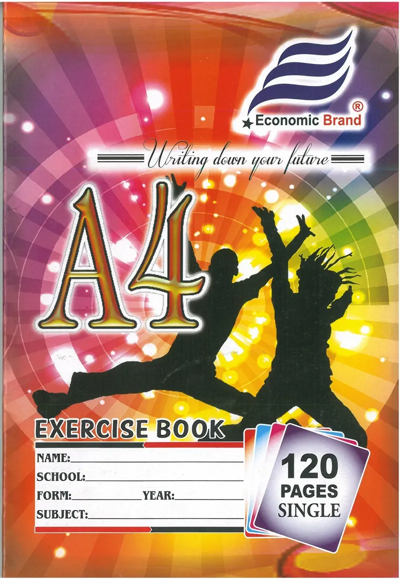 Nile A4 Exercise Book 120 Pages Single Line