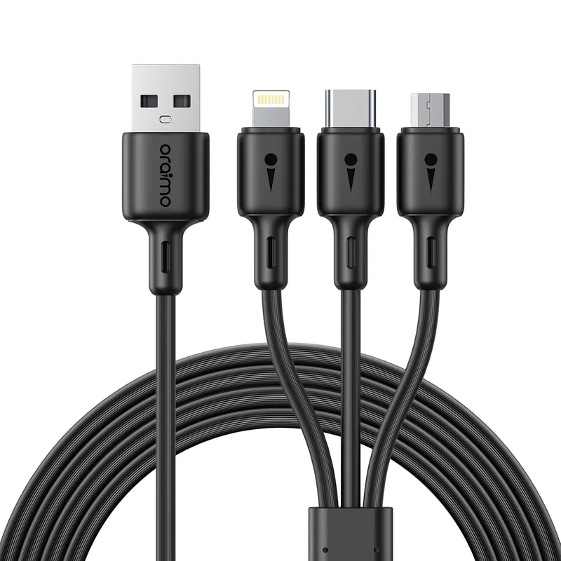 Oraimo 3-in-1 Multi Cable 1M Fast Charging